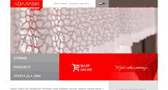 Desktop Screenshot of firany-adamski.com