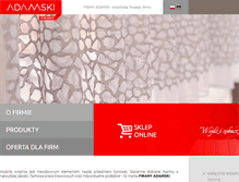 Tablet Screenshot of firany-adamski.com